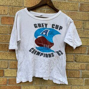 Vintage 1983 Toronto Argonauts Grey Cup Champions T Shirt